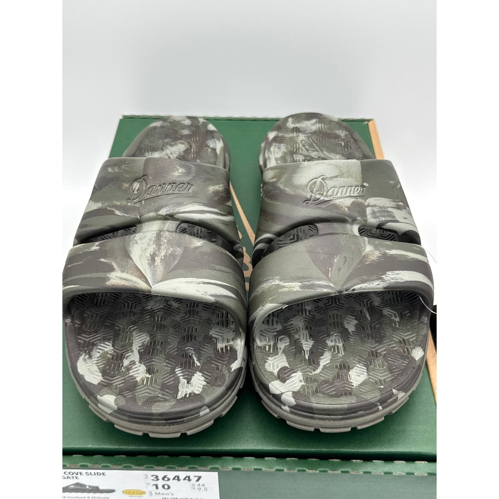 Danner Shelter Cove Slide Moss Agate 36447 Mens 10 Vibram Sole Sandals